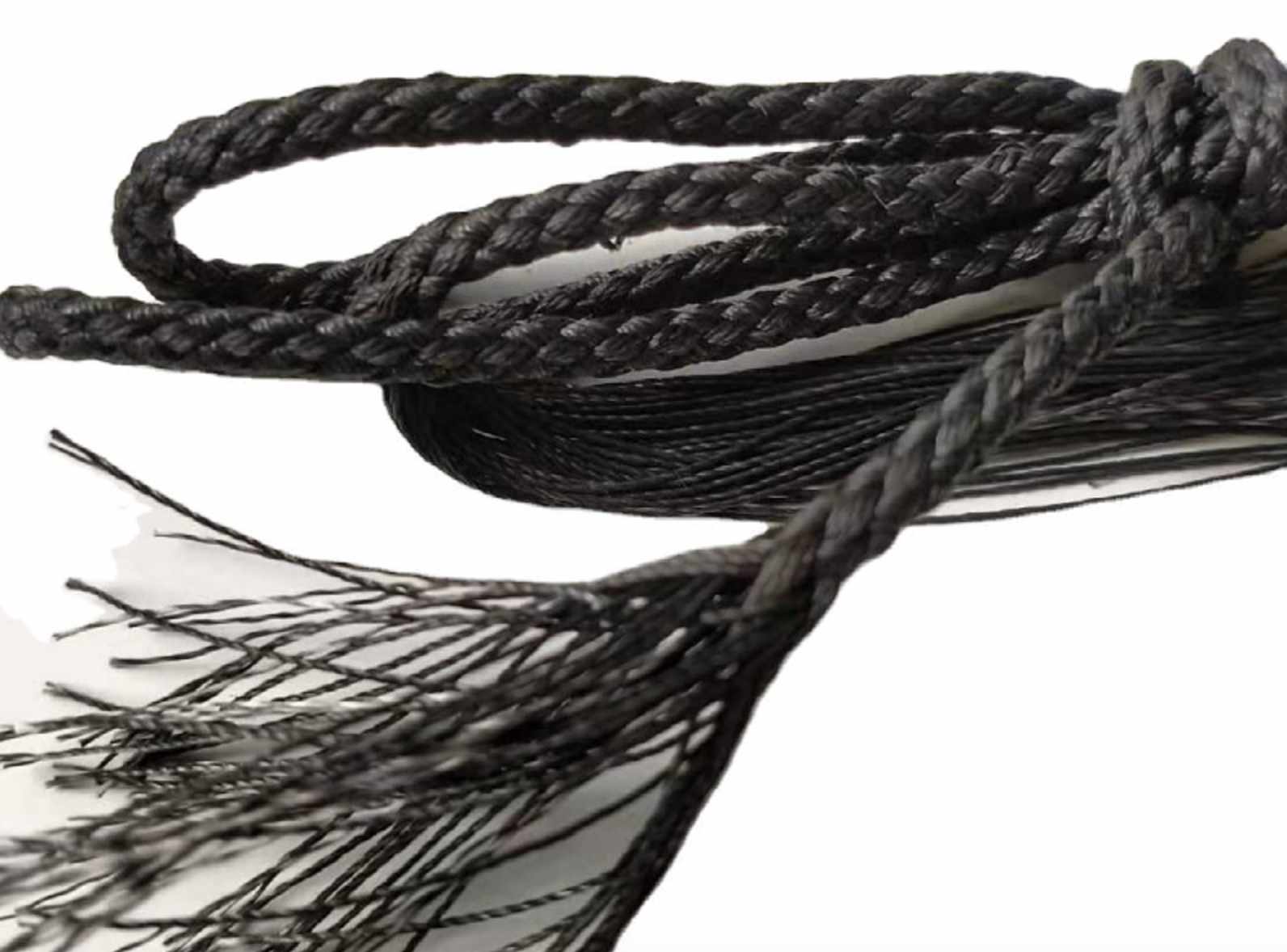 Fiberglass braided rope